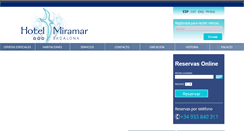 Desktop Screenshot of hotelmiramar.es